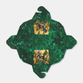 Dinosaurus brullen illustratie vuur bladeren verja bedankdoosjes (Uitgevouwen)