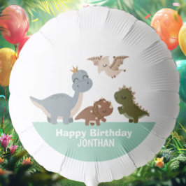 Dinosaurus brullende goede tijd wacht ballon