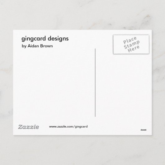 Dinosaurus brult, Happy Valentijn' Day, Post Kaart (Achterkant)