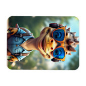 Dinosaurus Buitenshuis Dragen Hoofdtelefoon| Kaart Magneet (Horizontaal)