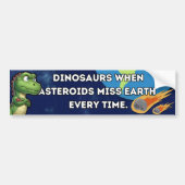 Dinosaurus Bumpersticker (Voorkant)