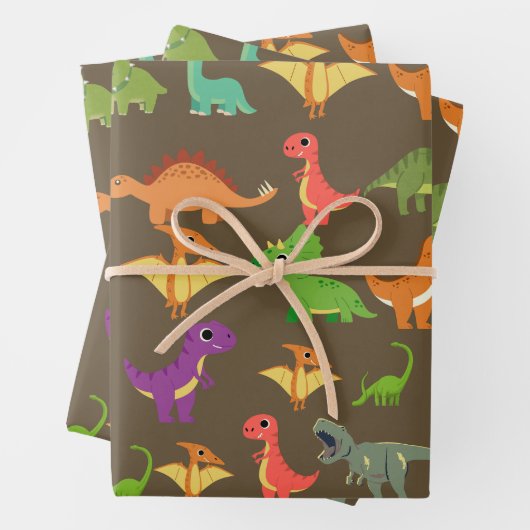 Dinosaurus Cadeaupapier (In situ)
