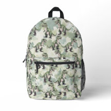 Dinosaurus Camouflage Groene Rugzak