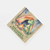 Dinosaurus Campout Verjaardagsfeest Servet (Hoek)