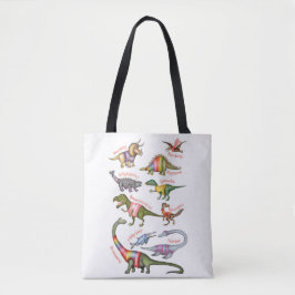 dinosaurus-canvas tas