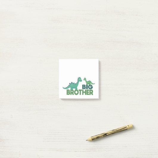 Dinosaurus cartoon groot bro dier broer of zus post-it® notes (Op bureau)