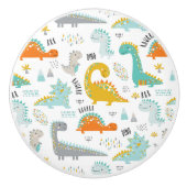 Dinosaurus Ceramic Pull Keramische Knop (Voorkant)