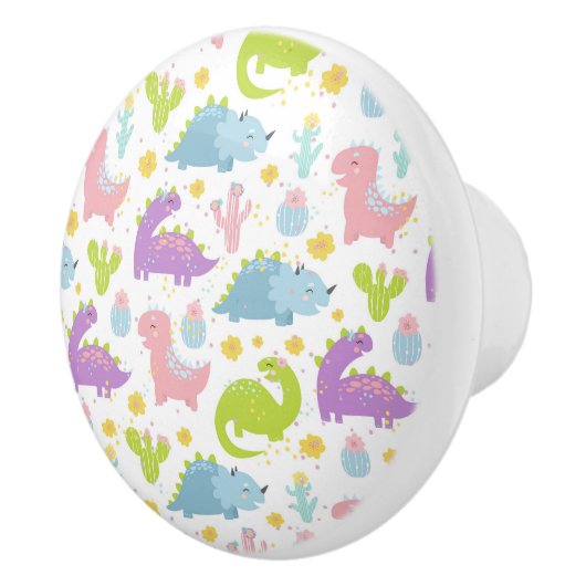 Dinosaurus Ceramic Pull Keramische Knop (Rechts)