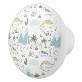 Dinosaurus Ceramic Pull Keramische Knop (Rechts)