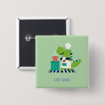 Dinosaurus chef badge