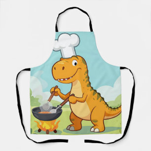 Dinosaurus Chef Koken Grappig Schort