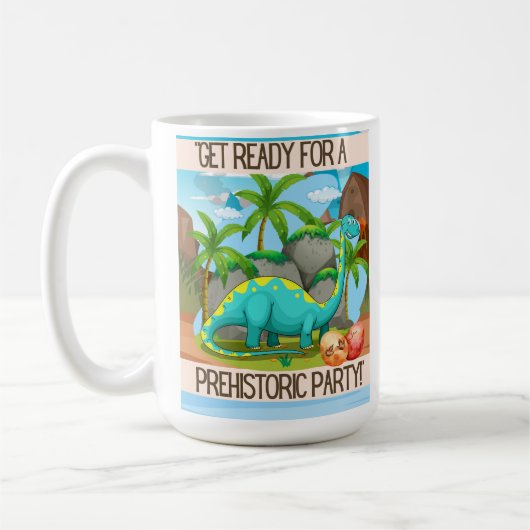 DINOSAURUS CITAAT ONTWERP KOFFIEMOK (Links)