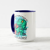 DINOSAURUS CITAAT ONTWERP MOK (Voorkant links)