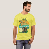 DINOSAURUS CITAT CARTOON T-SHIRT (Voorkant volledig)