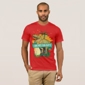 DINOSAURUS CITAT CARTOON T-SHIRT (Voorkant volledig)
