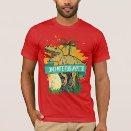 DINOSAURUS CITAT CARTOON T-SHIRT