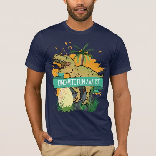 DINOSAURUS CITAT CARTOON T-SHIRT (Voorkant)