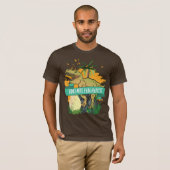 DINOSAURUS CITAT CARTOON T-SHIRT (Voorkant volledig)