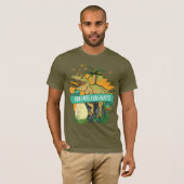 DINOSAURUS CITAT CARTOON T-SHIRT (Voorkant volledig)