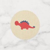 Dinosaurus Confetti - Dinosaurus Verjaardagsleveri (Kleine voorkant)
