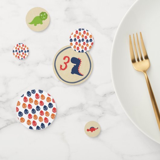 Dinosaurus Confetti - Dinosaurus Verjaardagsleveri (Groep)