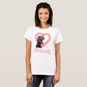 Dinosaurus Cool Love Dinosaurussen T-shirt (Voorkant volledig)