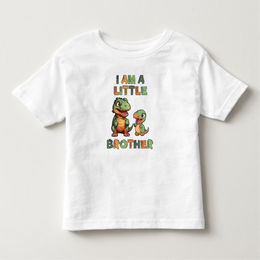 Dinosaurus de kleine broer kinder shirts (Voorkant)