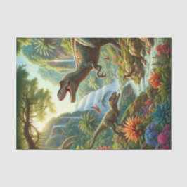 Dinosaurus Decoupage Ambacht Tissuepapier