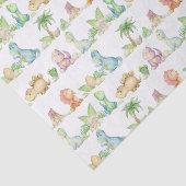 Dinosaurus Decoupage Tissuepapier (Detail)