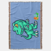 dinosaurus deken (Voorkant Verticaal)