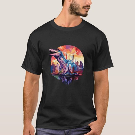 Dinosaurus Dierenwereld Wilde Beest Predator Creat T-shirt (Voorkant)