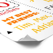 Dinosaurus Dino Brandweerwagen Verjaardag 1069 Poster (Hoek)