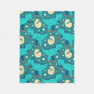 Dinosaurus Dino Eieren T-Rex Patroon Fleece Deken