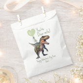Dinosaurus Dino-mite Groene Klaslokaal Valentijn F Bedankzakje (Geknipt)