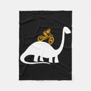 Dinosaurus Dino T-rex Mtb Fietsen Mountainbike Kle Fleece Deken