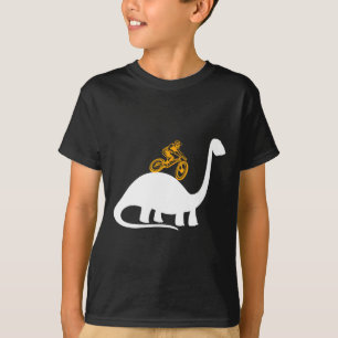 Dinosaurus Dino T-rex Mtb Fietsen Mountainbike Kle T-shirt