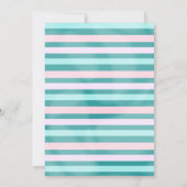 Dinosaurus Draaien Een Jongen Verjaardag Uitnodigi Kaart (Achterkant)