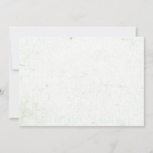 Dinosaurus drie-a-saurus 3e verjaardag partij foto kaart (Achterkant)