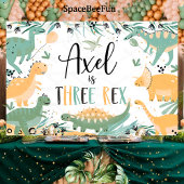 Dinosaurus Drie Rex Dino Achtergrond Banner Verjaa