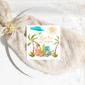 Dinosaurus Drie Rex Verjaardagsfeestje Servet