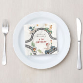 Dinosaurus Driver Party Dieren Kinderen Verjaardag Servet