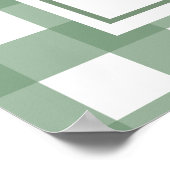 Dinosaurus eerste verjaardag mijlpaal verjaardag poster (Hoek)