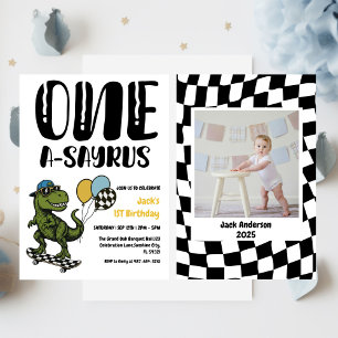 Dinosaurus eerste verjaardag, Skateboard Dinos 1e Kaart