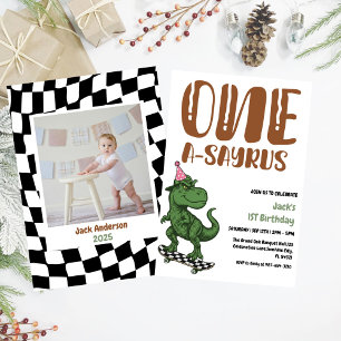 Dinosaurus eerste verjaardag, Skateboard Dinos 1e Kaart