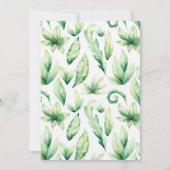 Dinosaurus Eerste Verjaardagsuitnodigingen Sjabloo Kaart (Achterkant)