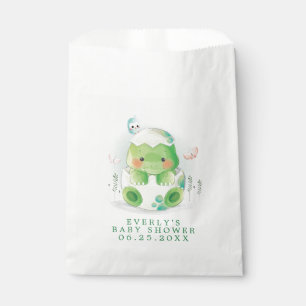 Dinosaurus Ei Mooie Waterverf Jongens Babyfeestje Bedankzakje