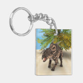 Dinosaurus Einiosaurus Sleutelhanger (Voorkant Links)