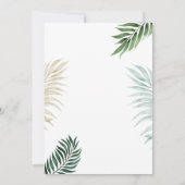 Dinosaurus elk jaar verjaardag uitnodiging (Achterkant)