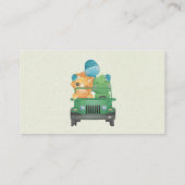 Dinosaurus en een oldtimer Boeken voor Baby Informatiekaartje (Achterkant)