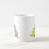 Dinosaurus en Kerstboom Koffiemok (Center)